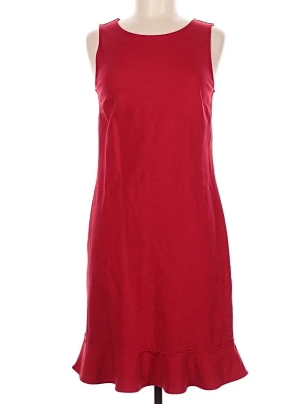 LANDS' END  Shift Lighthouse Red Dress Size 8